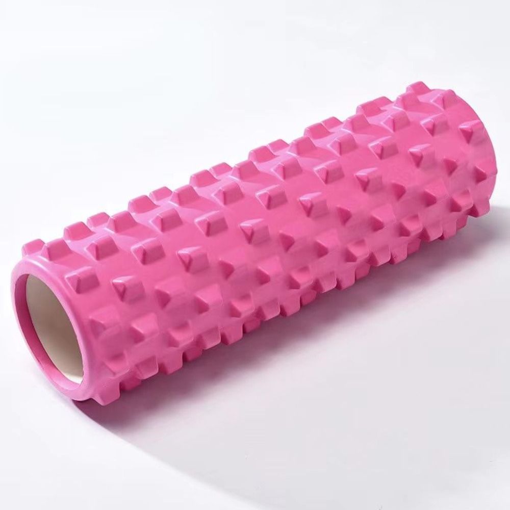 Foam Roller Trigger Point - EVA-Schaumstoff Yoga-Massagerolle, Triggerpunkt, Hochdichte Yoga-Pilates-Schaumstoffrolle, Rosa,