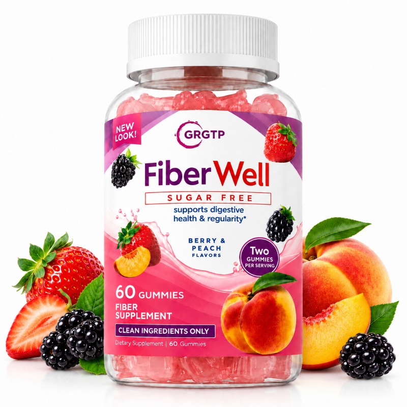 Health Wellness Gummies - Fiber Well Gummies - Ausgleicht die