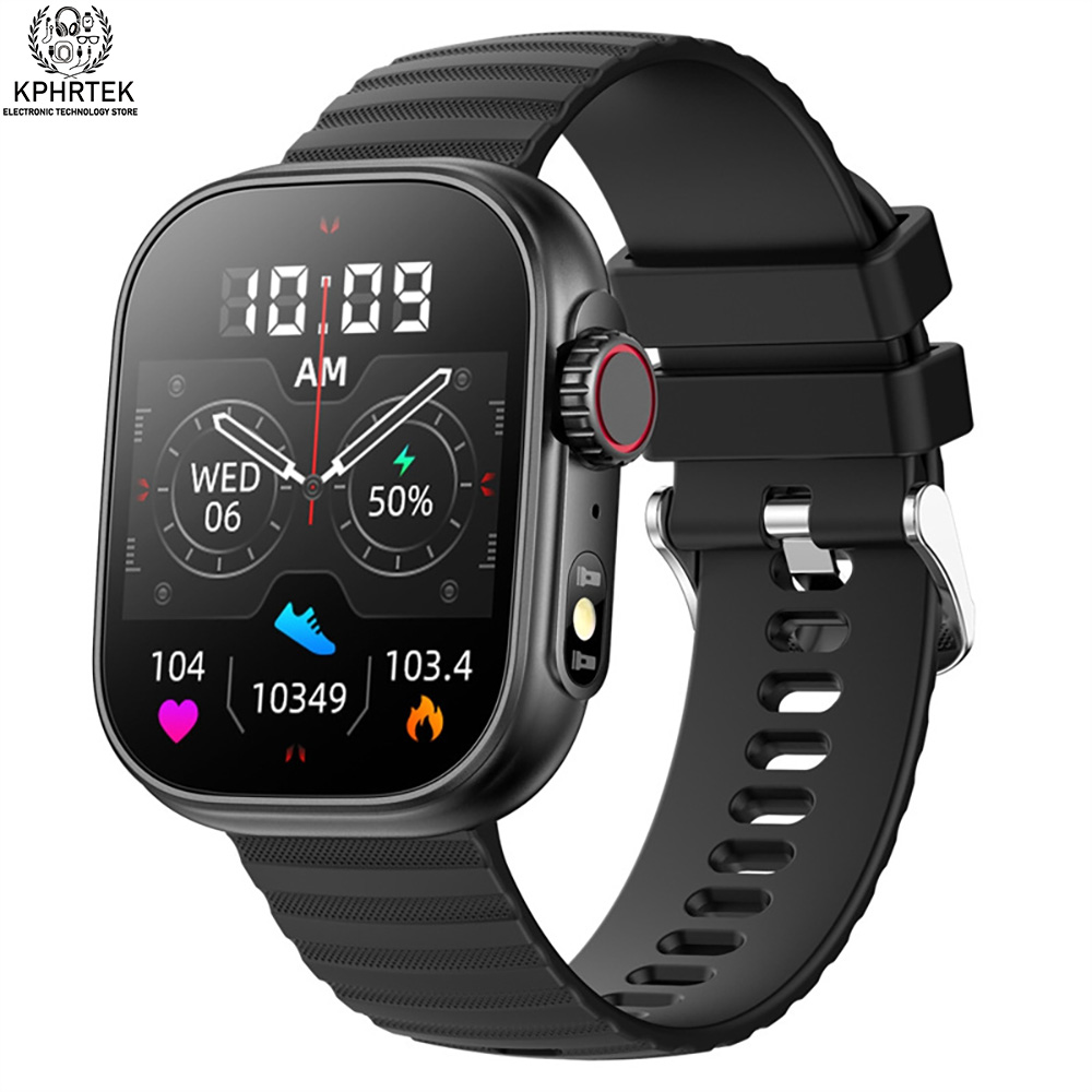Xbody Health & Wellness - ZW39 Smartwatch für Herren Bluetooth 5.1