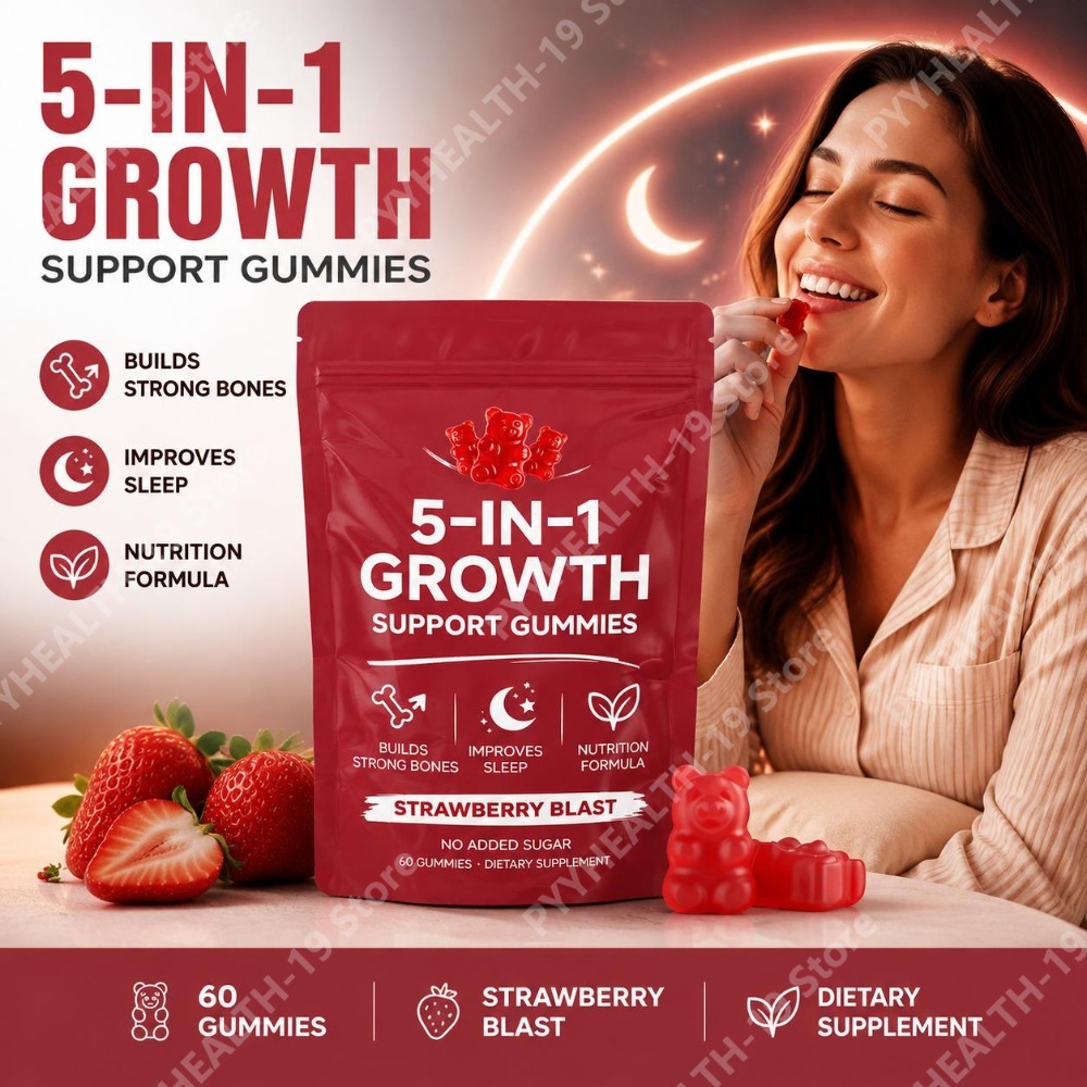 Health Wellness Gummies - Nährstoff-Gummibärchen mit Vitamin K2, D3, Calcium