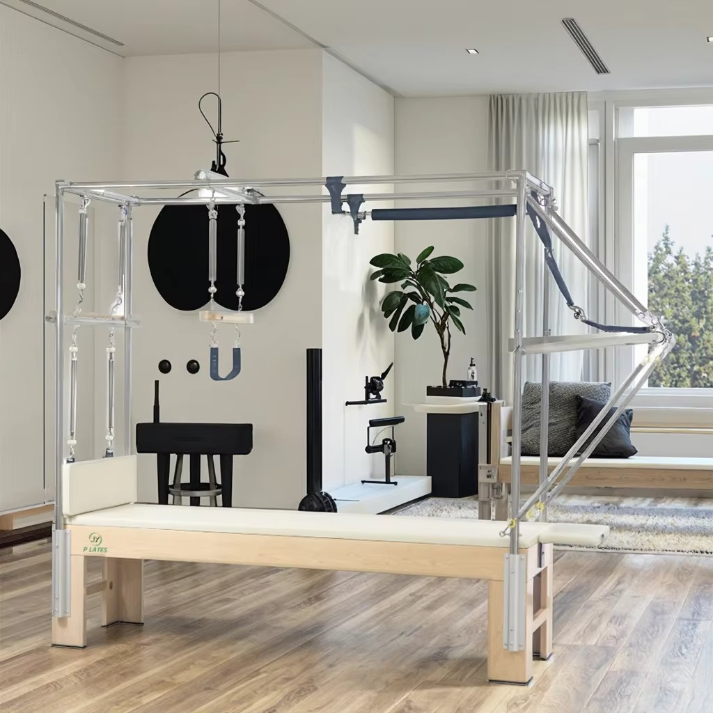 Health & Wellness Lafayette Reviews - Professioneller, langlebiger Pilates-Reformer aus Ahornholz mit