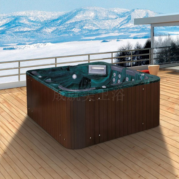 Health Wellness Club - Professionelle Whirlpool-Massagebadewanne mit Hydro-Jets für Wellnesscenter,
