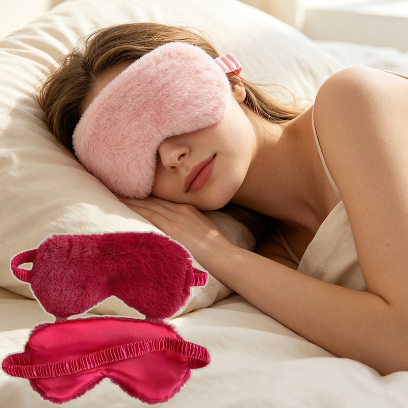 Health & Wellness Lafayette Reviews - Schlafmaske Schlafband Weiche Plüsch-Augenmaske Niedliche Wolken-Augenabdeckung