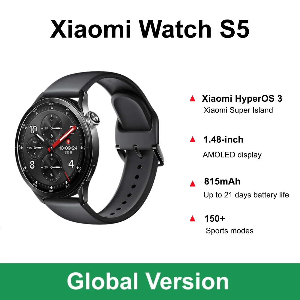 Xbody Health & Wellness - Globale Version Xiaomi Watch S5 Smartwatch