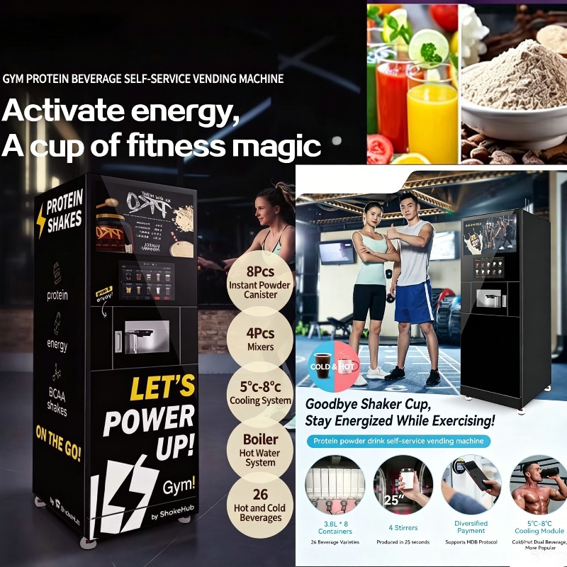 Protein-Shake-Automat Kommerzi – Health Wellness Club Bewertung und Preis