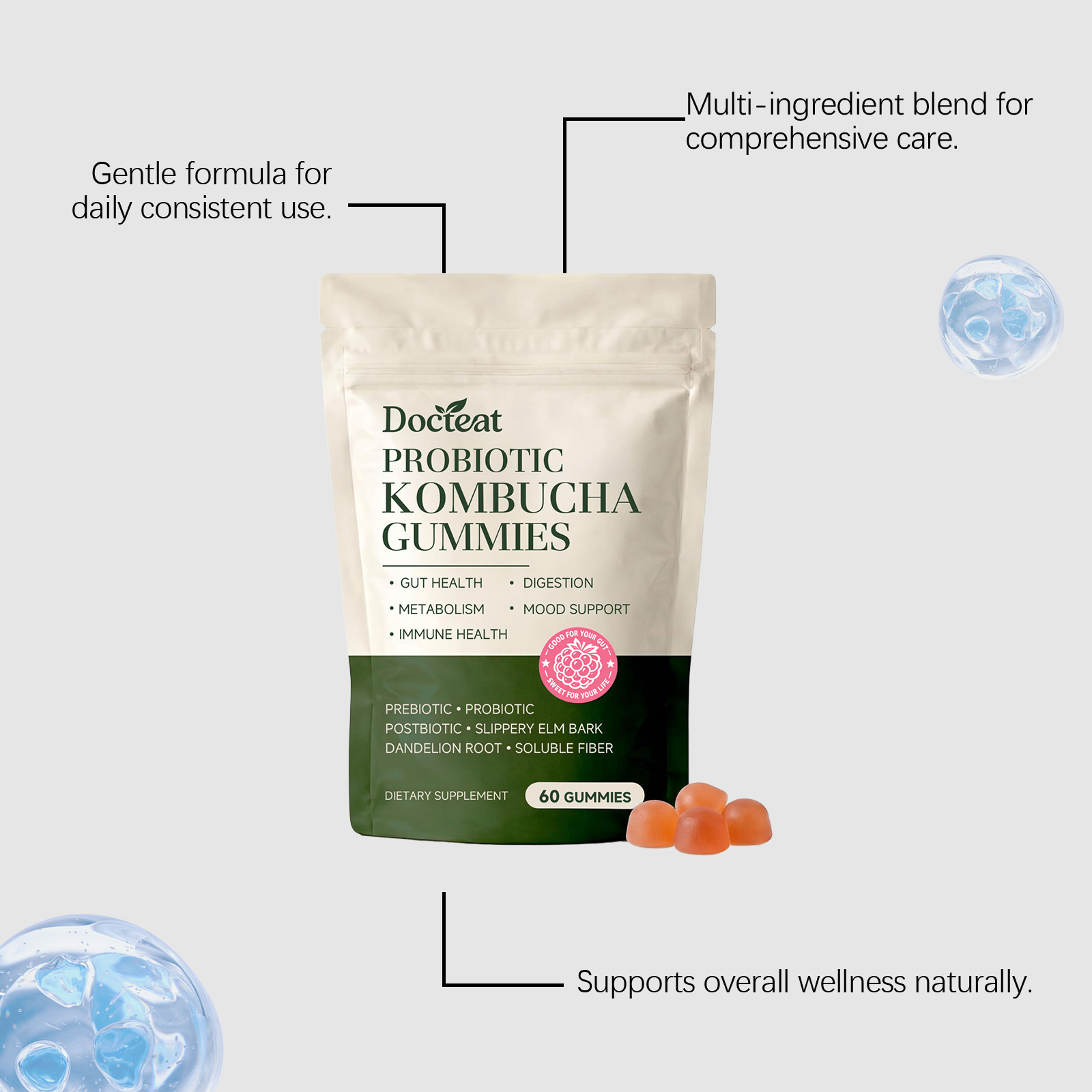 Probiotische Gummibärchen für  – Health Wellness Gummies Bewertung und Preis