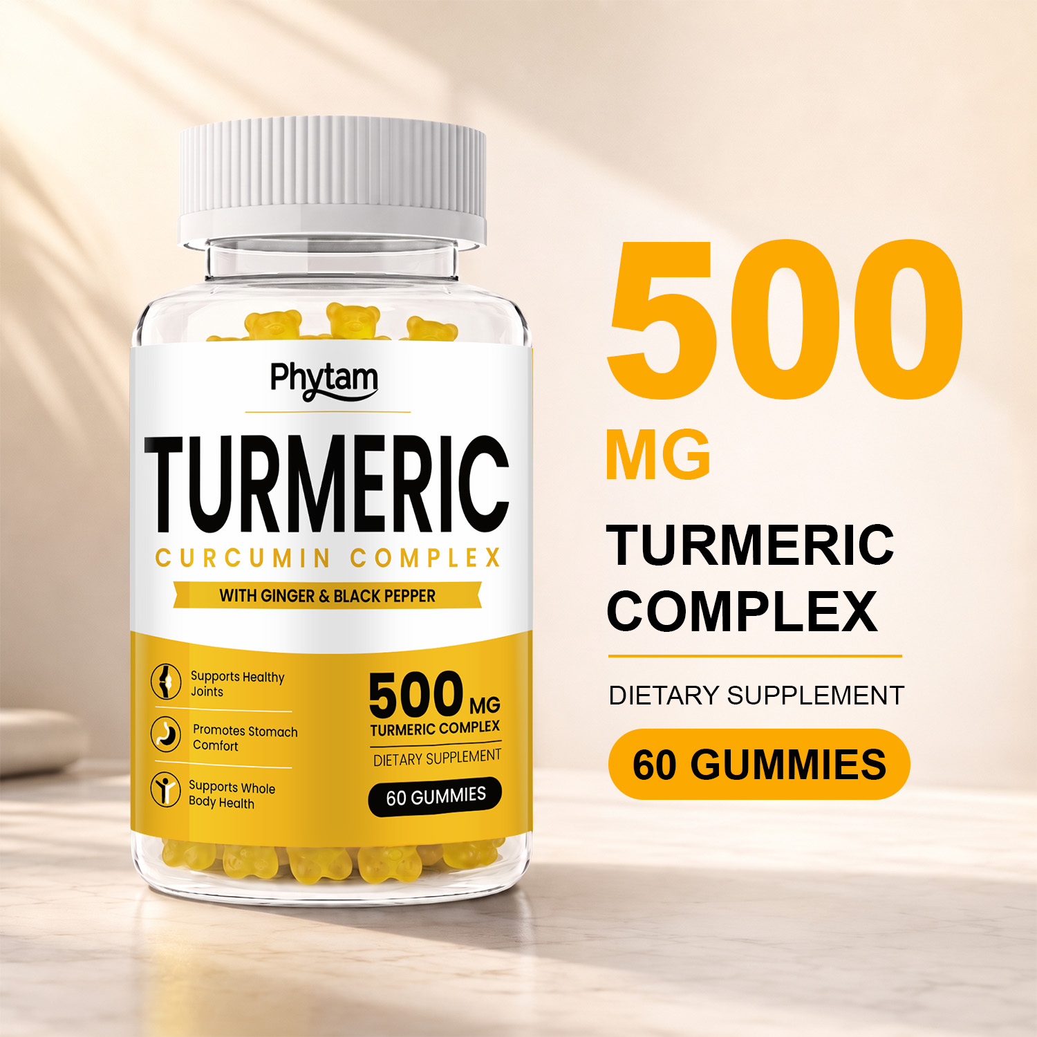 Kurkuma-Curcumin-Gummibärchen  – Health Wellness Gummies Bewertung und Preis
