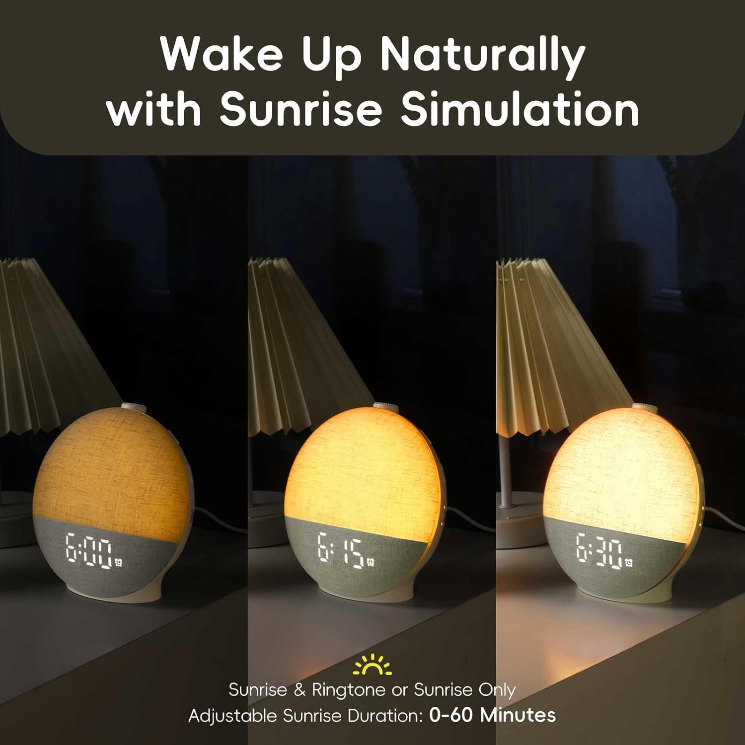 Sonnenaufgang-Wecker, weißes R – White Noise Machine Sleep Bewertung und Preis